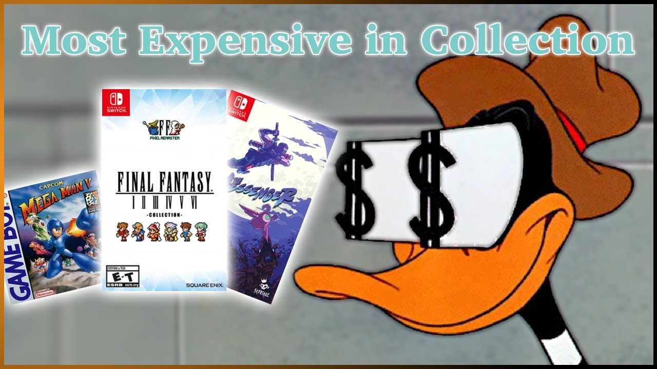 MOST EXPENSIVE Video Games in My Collection