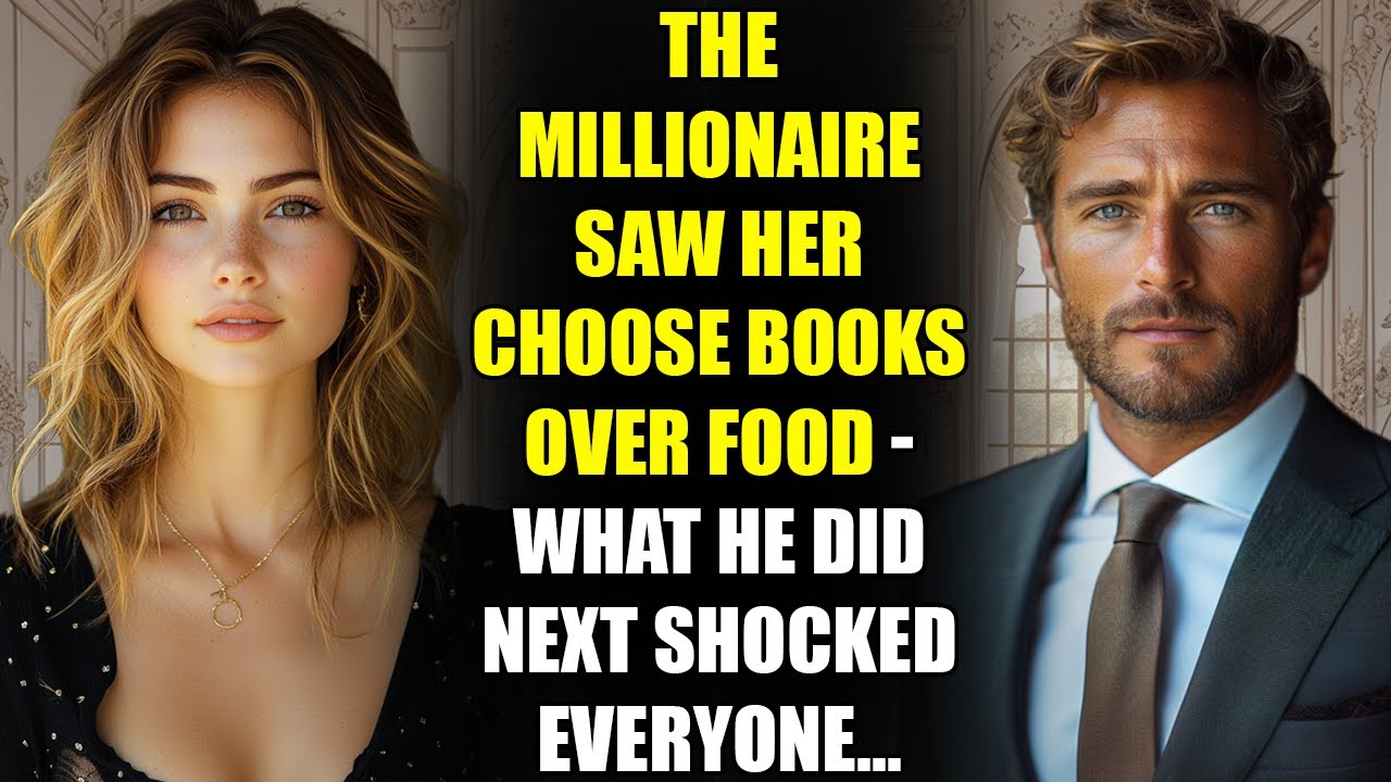 The MILLIONAIRE Saw Her Choose BOOKS Over FOOD - What He Did Next Shocked Everyone...