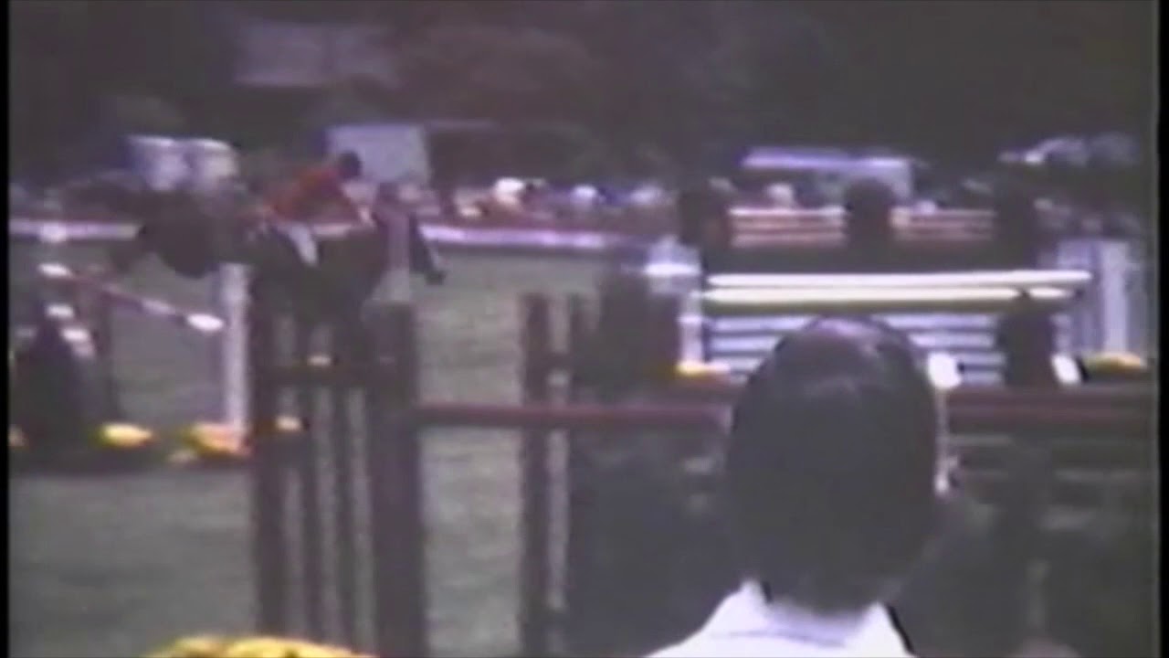 Rodney Jenkins and Michelle McEvoy at the Upperville Horse Show, 1975
