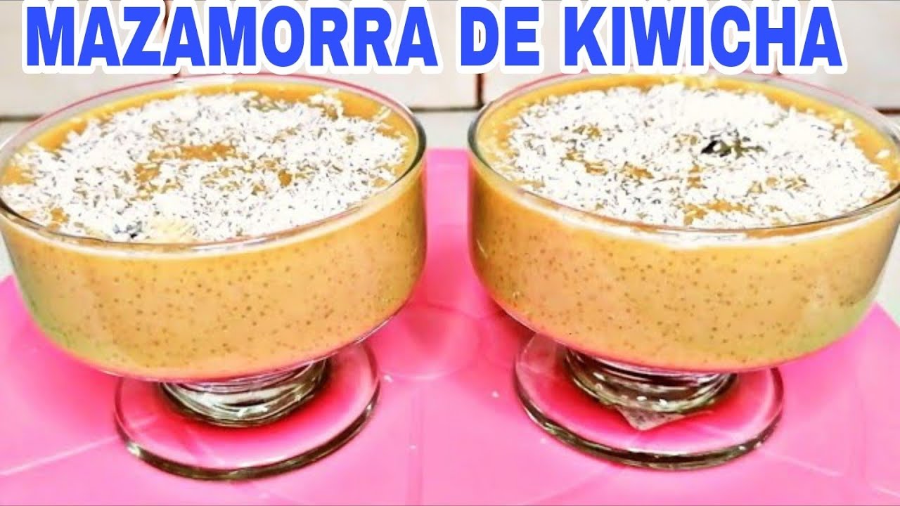 Mazamorra de KIWICHA O AMARANTO fácil y nutritivo
