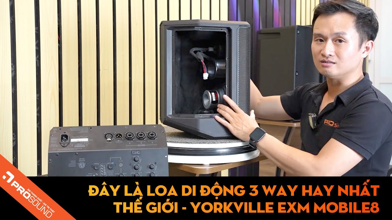 Loa Di Động 3 Way Hay Nhất - Yorkville EXM Mobile8 - Bé Xinh Nhưng Nội Lực Thâm Hậu