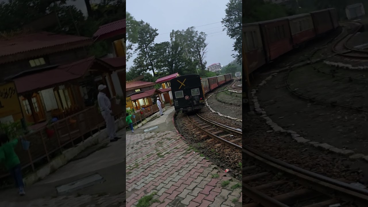 Train No 52460 - Him Darshan Express  Shimla to Kalka at Dharampur Himachal Railway Station 🚉