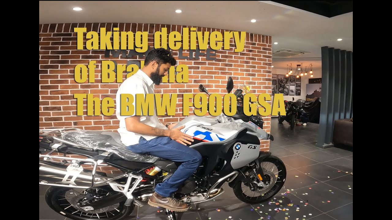 Taking Delivery of our BMW F900 GSA- Brahma ! #bmwmotorrad #bmwf900gsa #bmwmotorradindia
