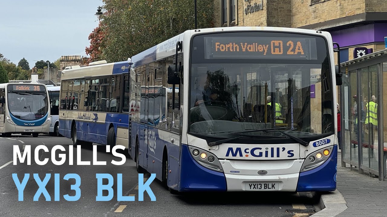 McGill’s ADL Enviro200 E20D YX13 BLK (8007) - Service 2A