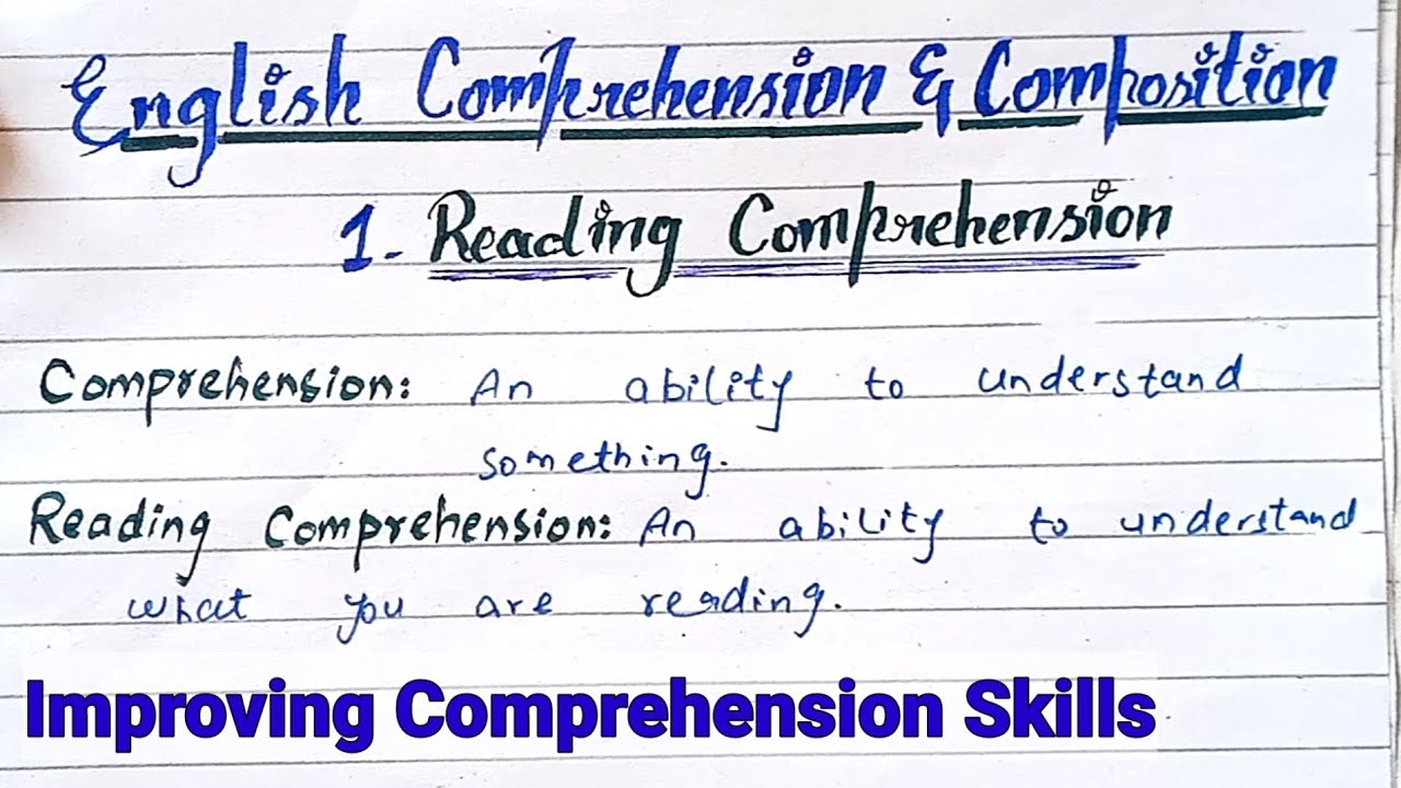 What is reading Comprehension || Why reading Comprehension so important? || @mutualacademy313