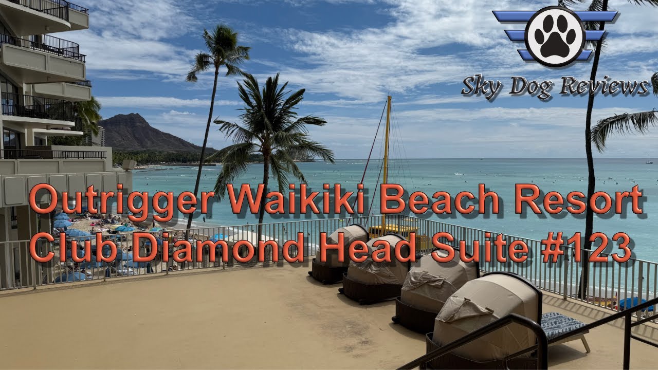 Outrigger Waikiki Beach Resort Club Diamond Head Oceanfront Suite 123 Room Tour