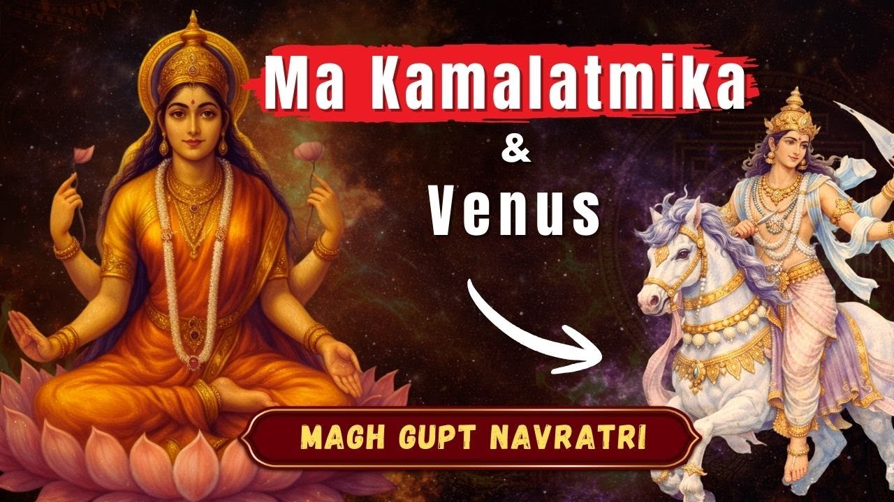 Magh Gupt Navratri – Day 10 | Maa Kamalatmika × Venus | Abundance, Harmony & Divine Grace