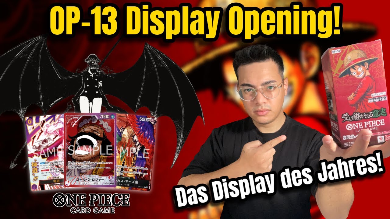 Ich öffne das beste One Piece Set 2025! OP13 Opening - One Piece TCG Deutsch