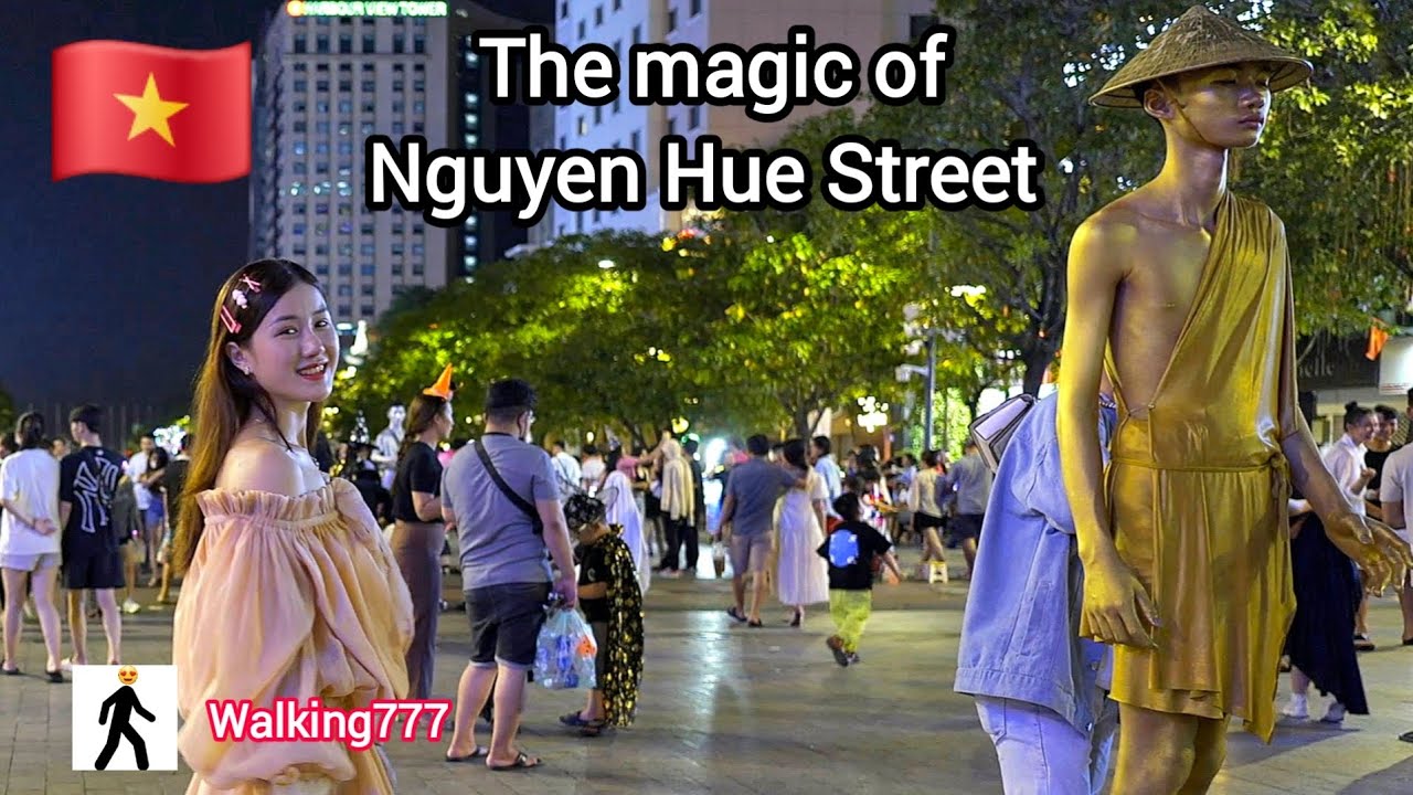 Nguyen Hue Walking Street.