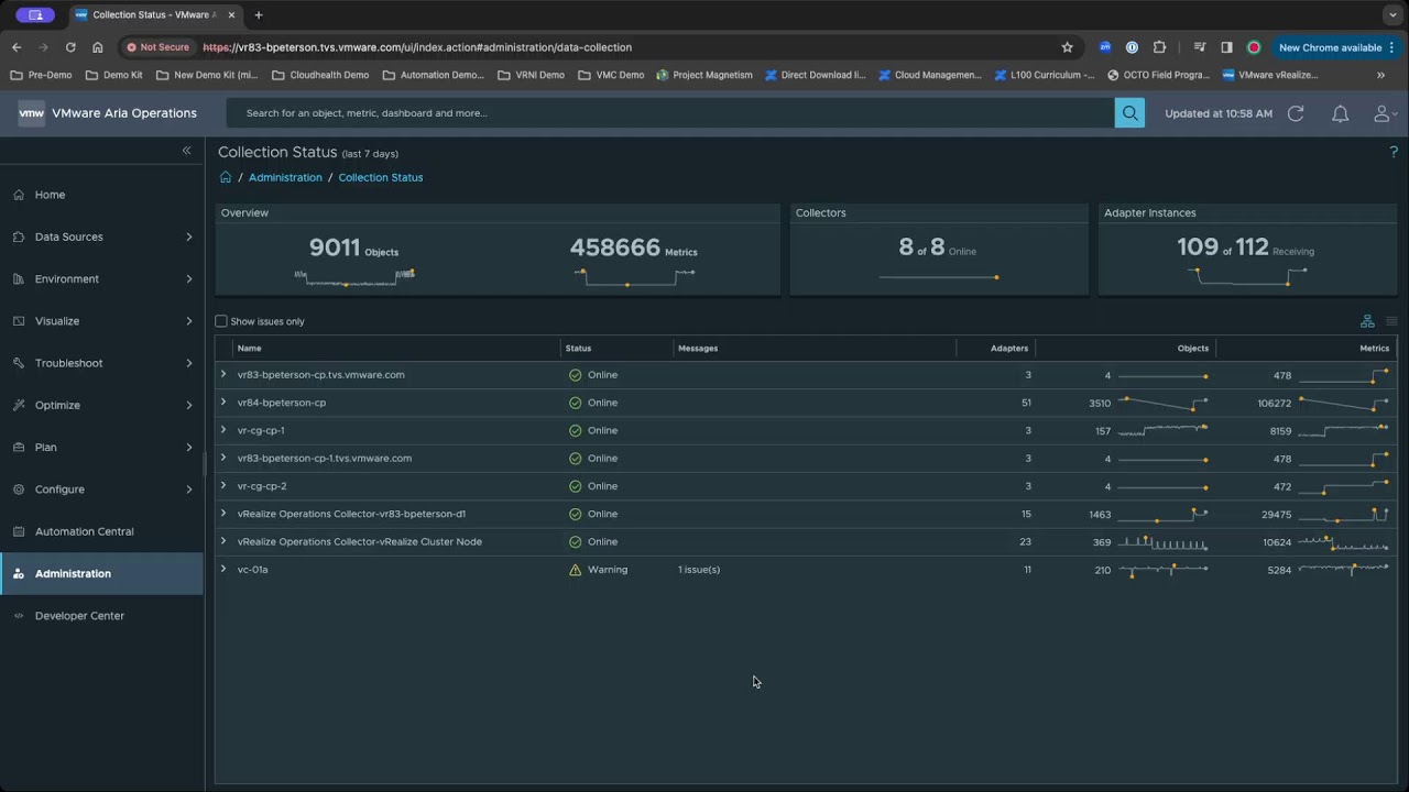 VMware Aria / vRealize Operations and VCF - Metrics and Alerts Live!