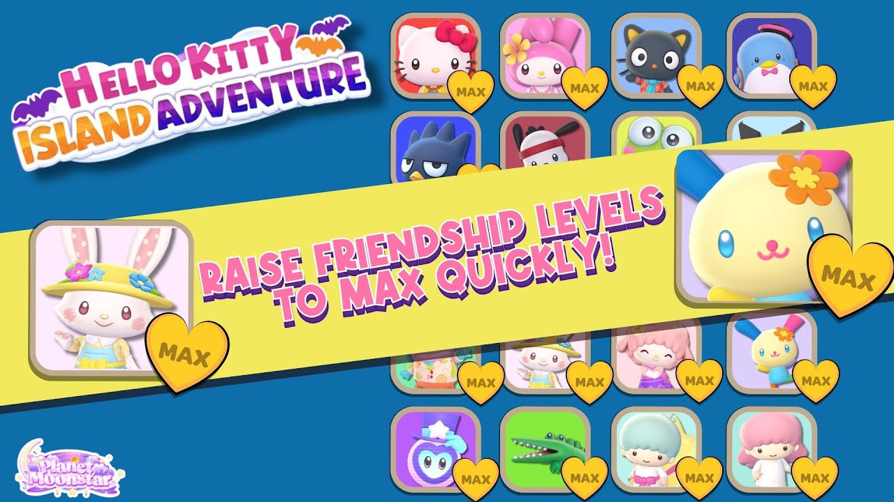 Get FAST Friendship Level Gain in Hello Kitty Island Adventure with this Secret!