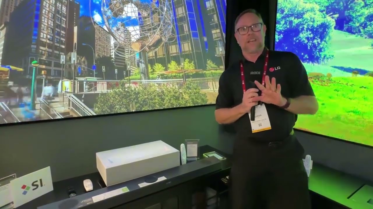 LG Highlights Their Latest Smart 4K Ultra Short Throw Projectors (HU715Q and HU915QB) at CEDIA 2022