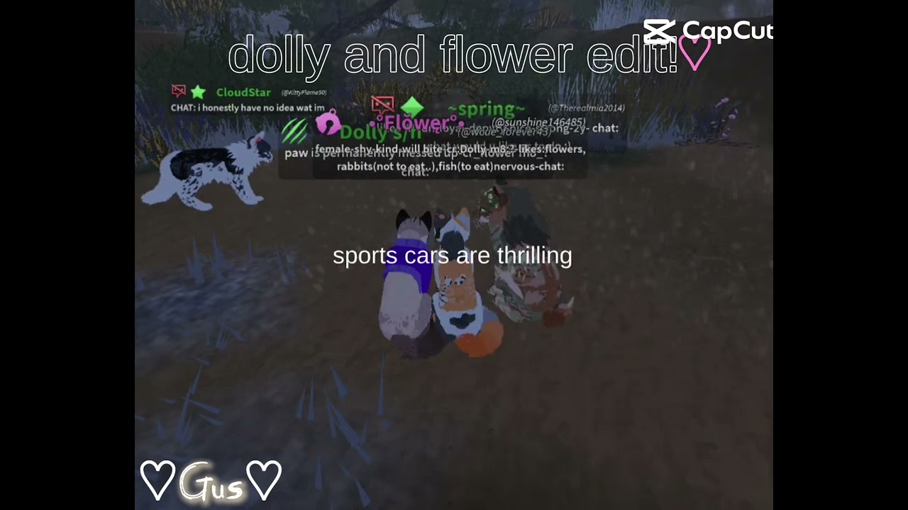 My gf "well kinda it was for the rp"
