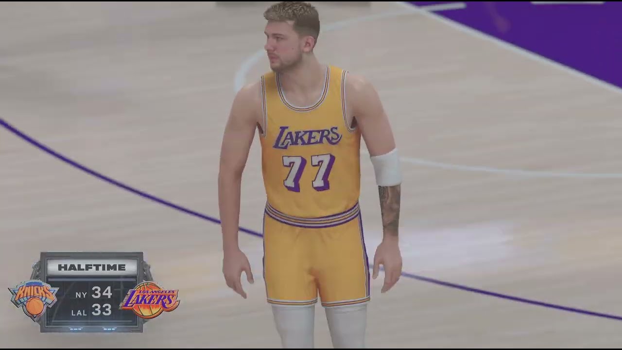 NBA 2K26 Los Angeles Lakers Vs. New York Knicks