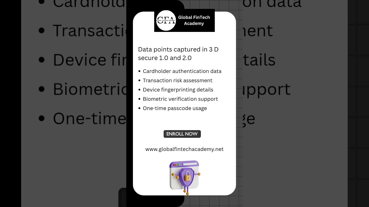 Learn about Verified by VISA, 3 D Secure 2.0. Learn FinTech with Global FinTech Academy.