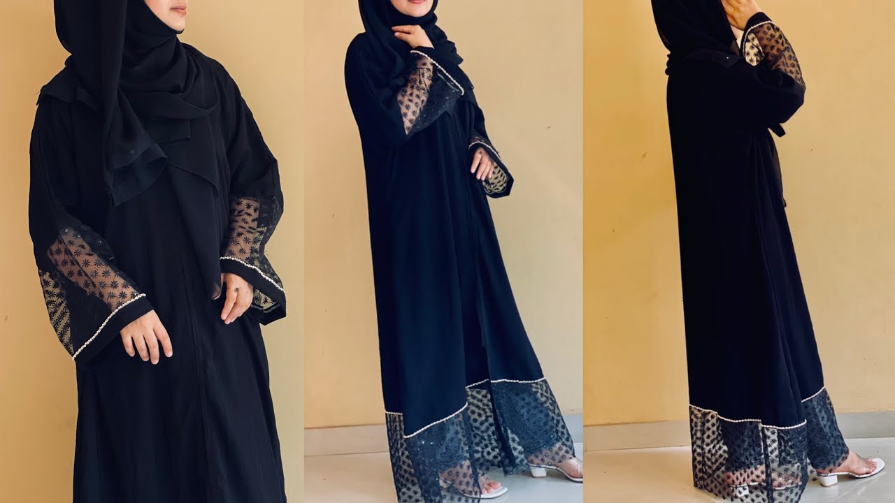 DIY : Latest Abaya / cutting and stitching/ easy abaya making #cuttingandstitching #naachusworld