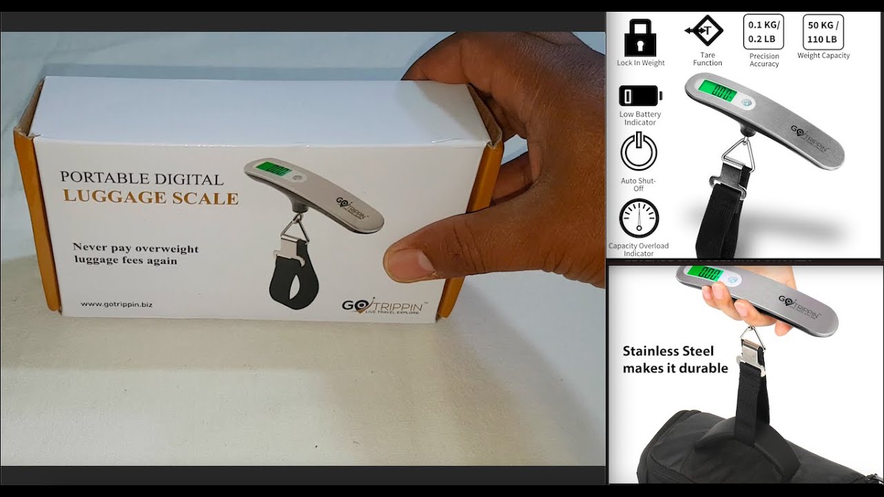 GoTrippin Weighing Scale for Travel Luggage / Kitchen / Home use