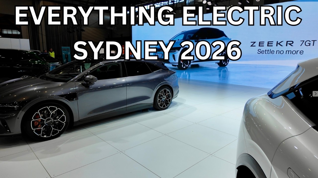 Выставка Everything Electric Show в Сиднее 2026 | Zeekr 7GT, Chery Stockman, Geely Battleship 700...