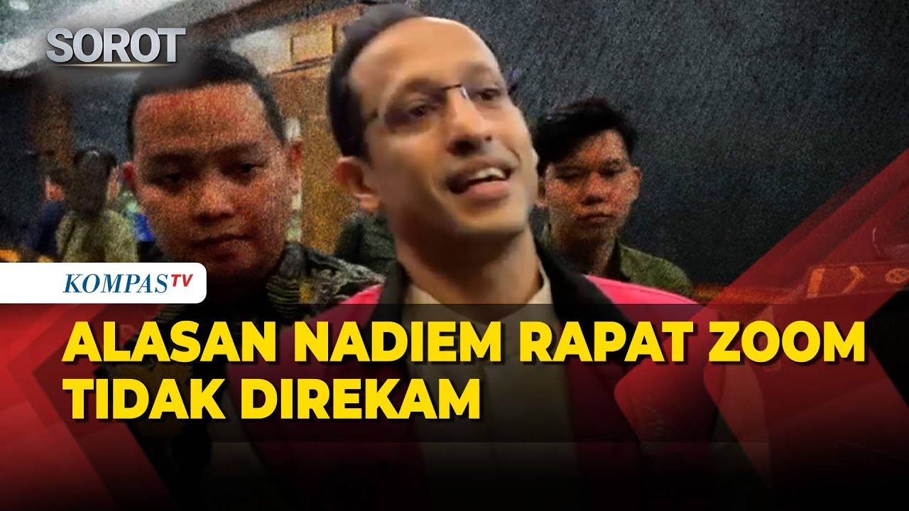 Nadiem Makarim Ungkap Alasan Rapat Zoom Tak Pernah Direkam