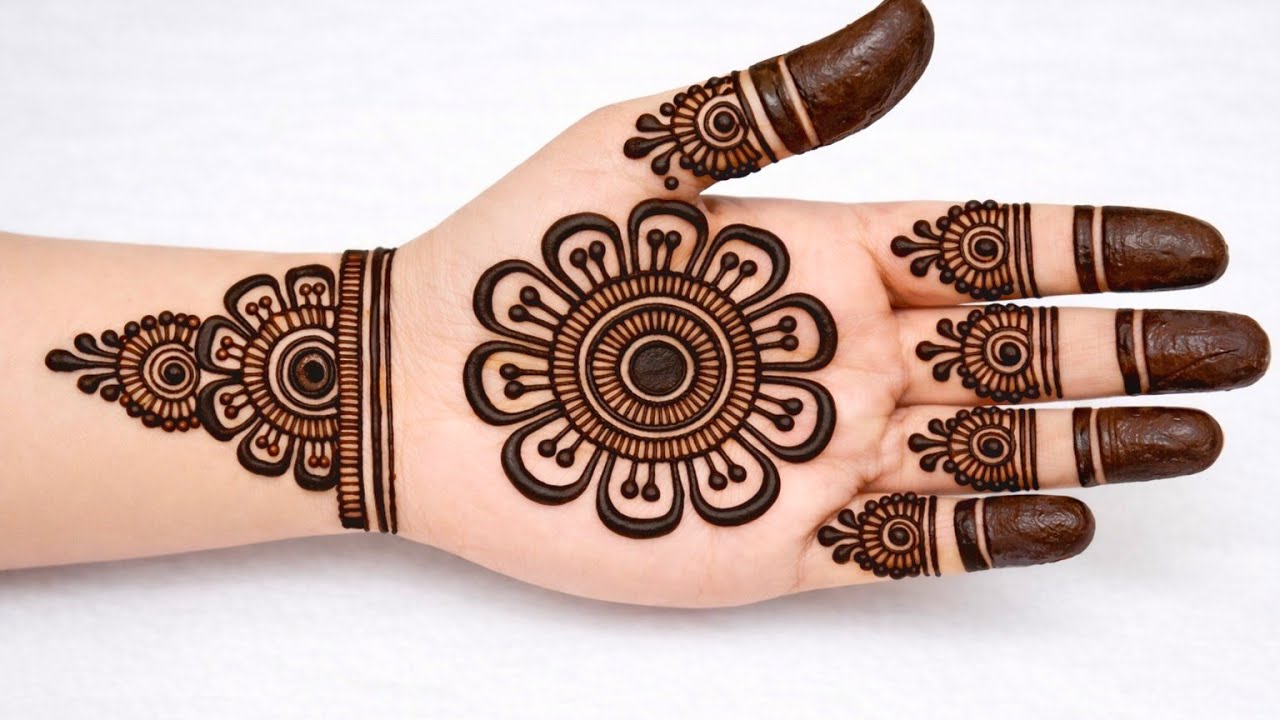 Easy stylish mehndi design | beautiful mehndi front hand | simple mehndi design | mehndi | mehandi.
