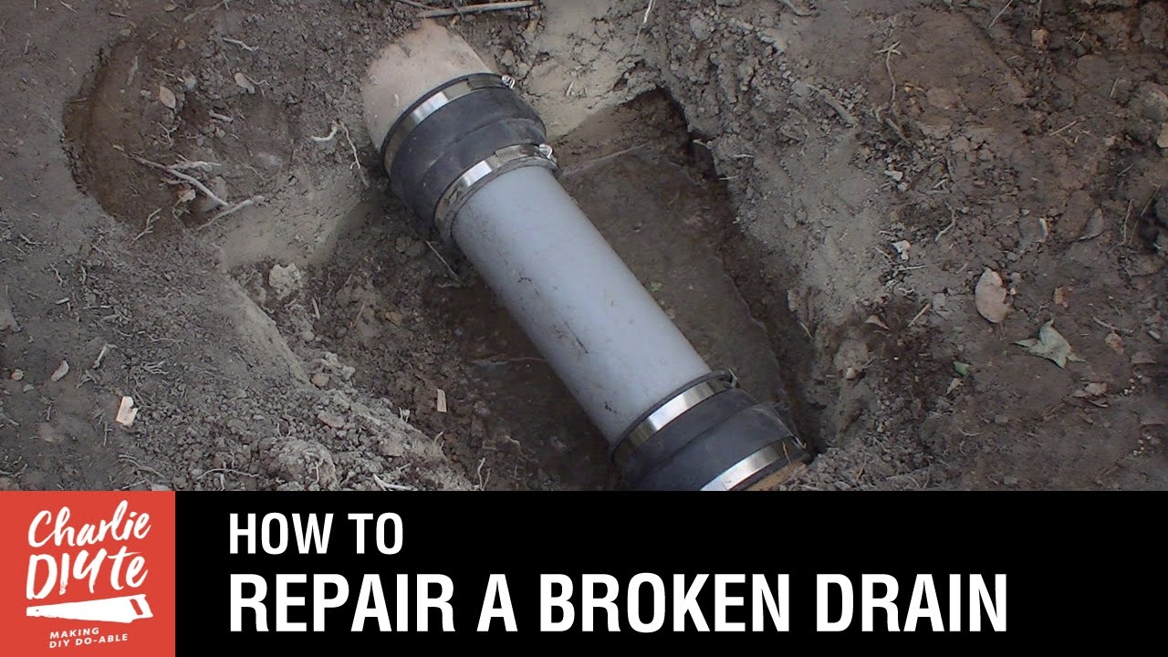 How to Repair a Broken Clay Drainage Pipe