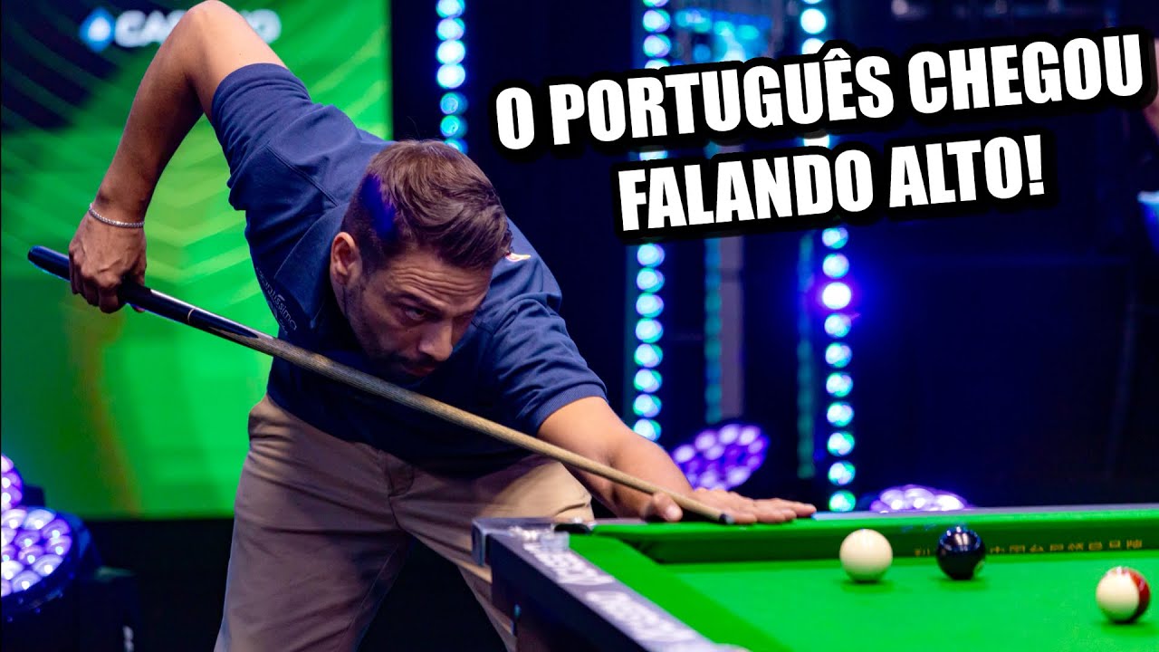 Brasil x Portugal na Sinuca! O Estrangeiro Chegou Pra Mostrar Como se Joga… Será?
