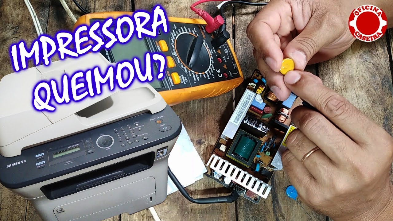 IMPRESSORA LIGADA NA VOLTAGEM ERRADA, QUEIMOU, NÃO LIGA, TEM CONSERTO? VEJA A DICA.