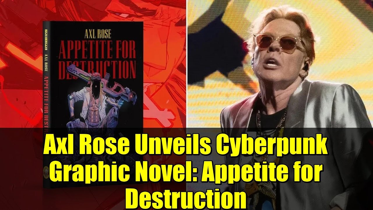 Эксл Роуз представляет графический роман в жанре киберпанк: Appetite for Destruction