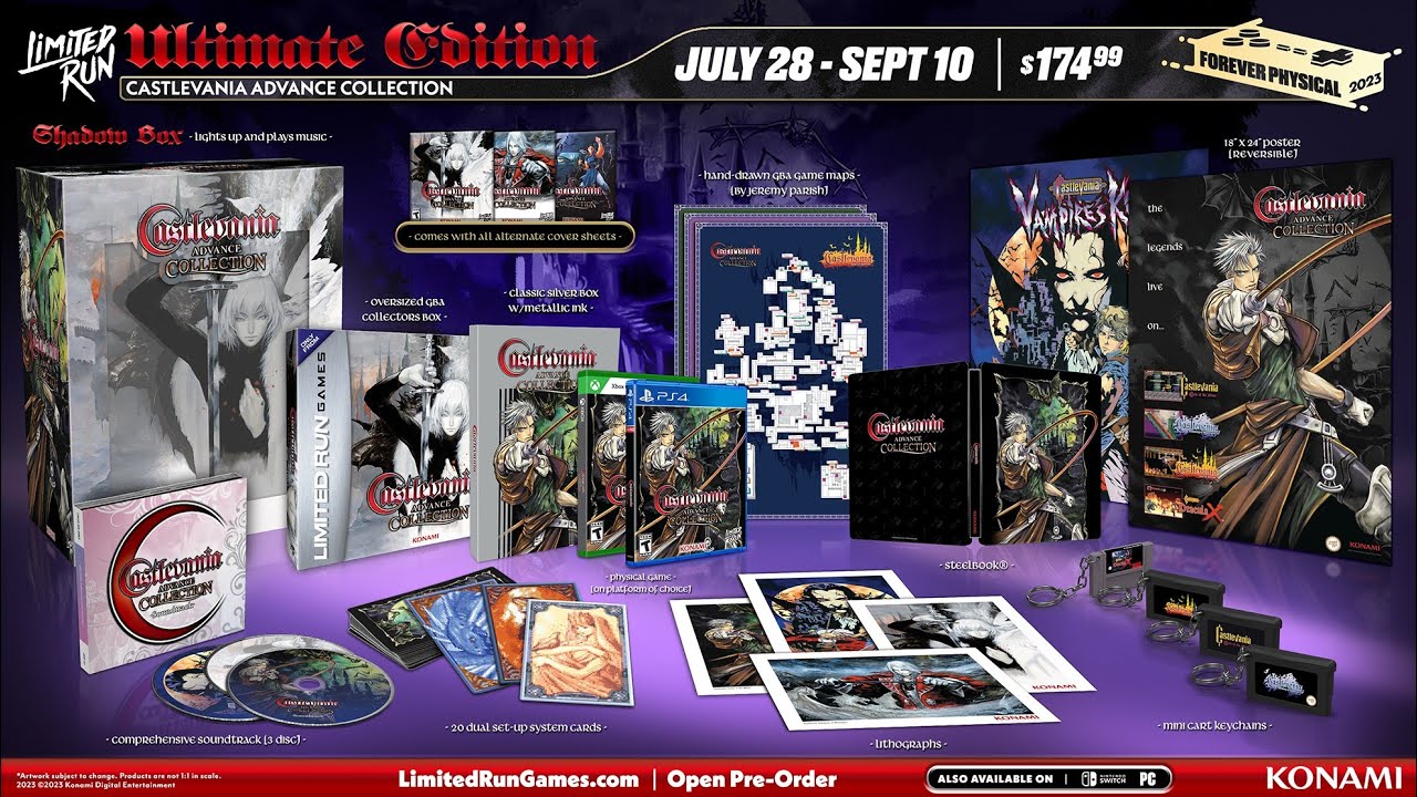 Unboxing Castlevania Advance Collection - Ultimate Edition (PS4) Limited Run #524