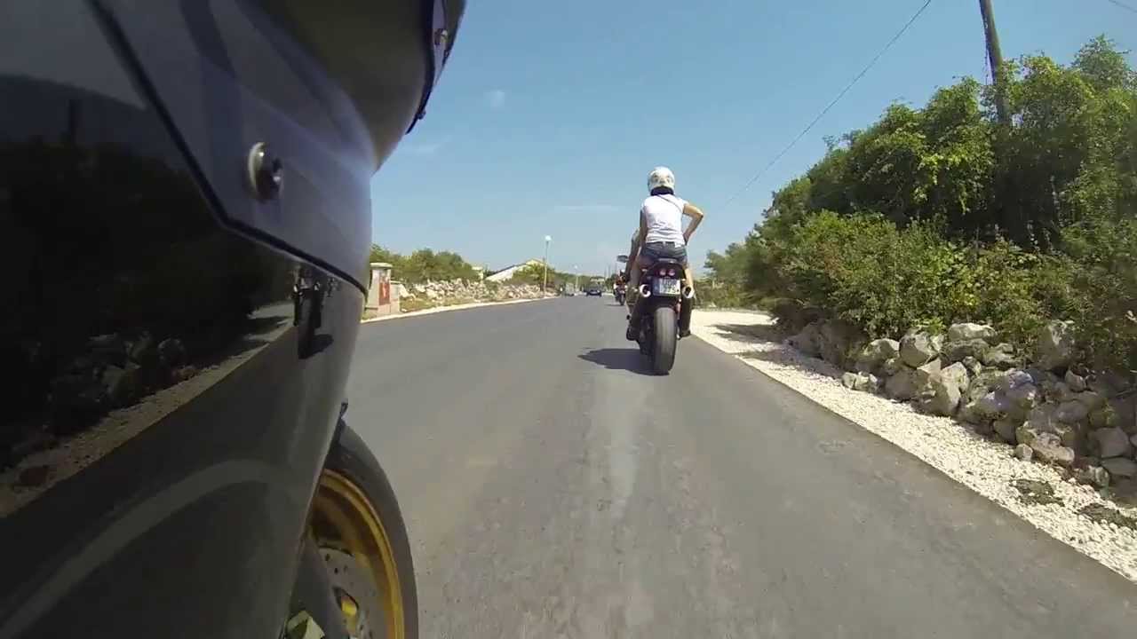 Motorozás Vir sziget legszebb részén. 1. rész