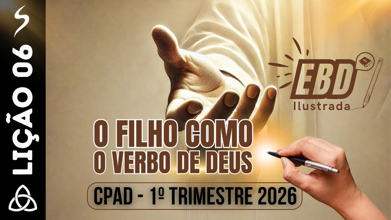 Lição 6: O Filho como o Verbo de Deus | 1º Trimestre 2026 - Adultos