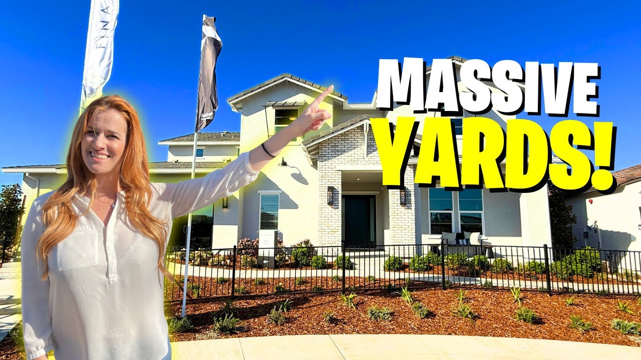 UNBELIEVABLE SACRAMENTO New Construction Homes with MASSIVE LOTS! [Rocklin, CA]