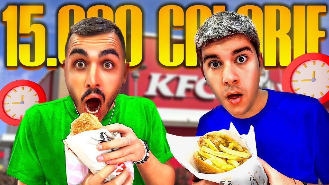 🍔 15.000 CALORIE IN 15 MINUTI 🕒 con @shaleboom 🍟 Ci siamo riusciti?