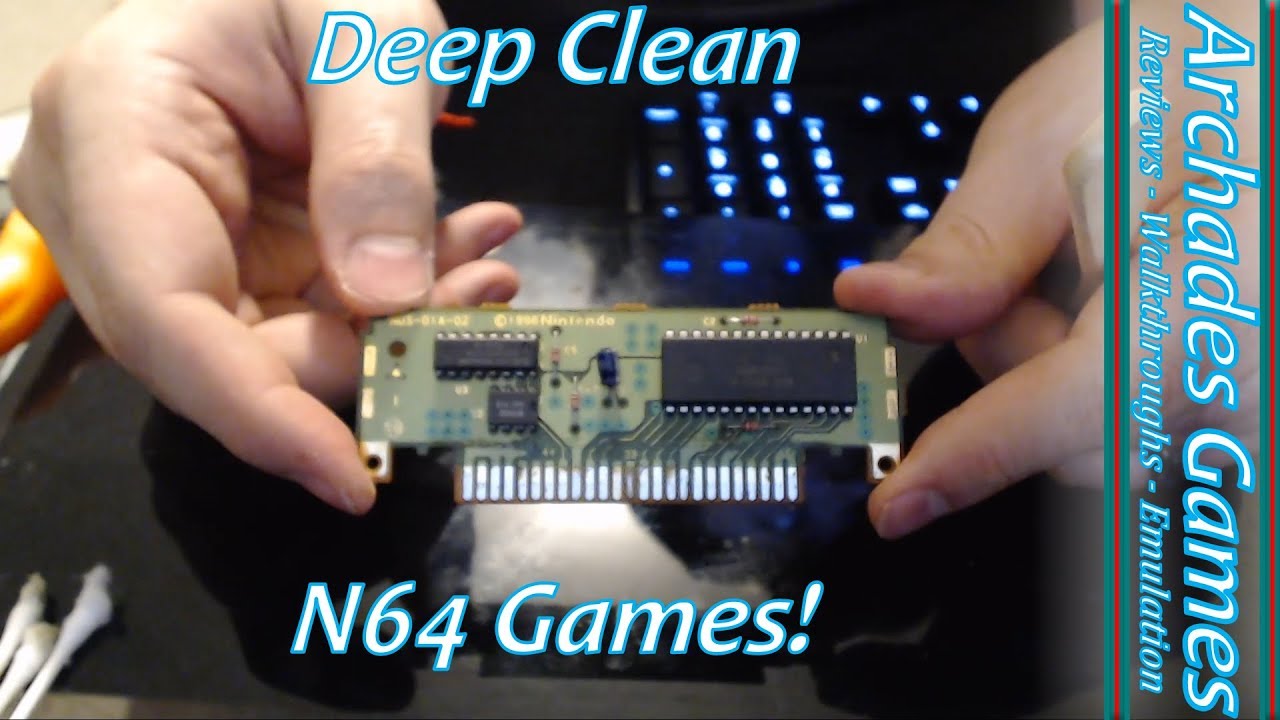 Deep Clean an Nintendo 64 Cartridge