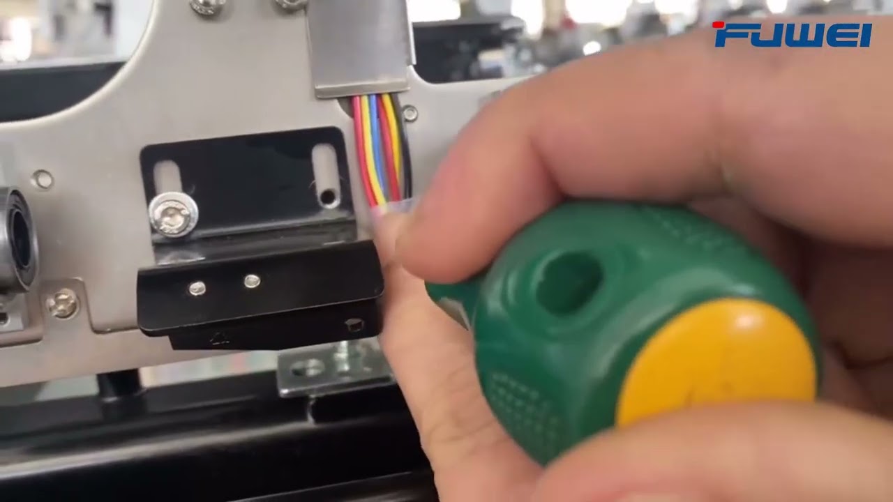 BF-1500 How to check X motor cable broken and replace ~ FUWEI embroidery machine
