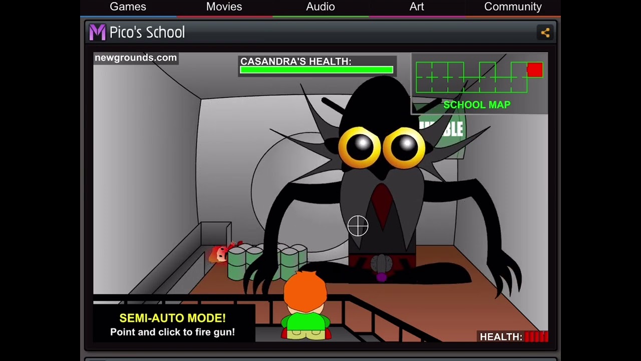 a minority tries to speedrun picos school on an ipad