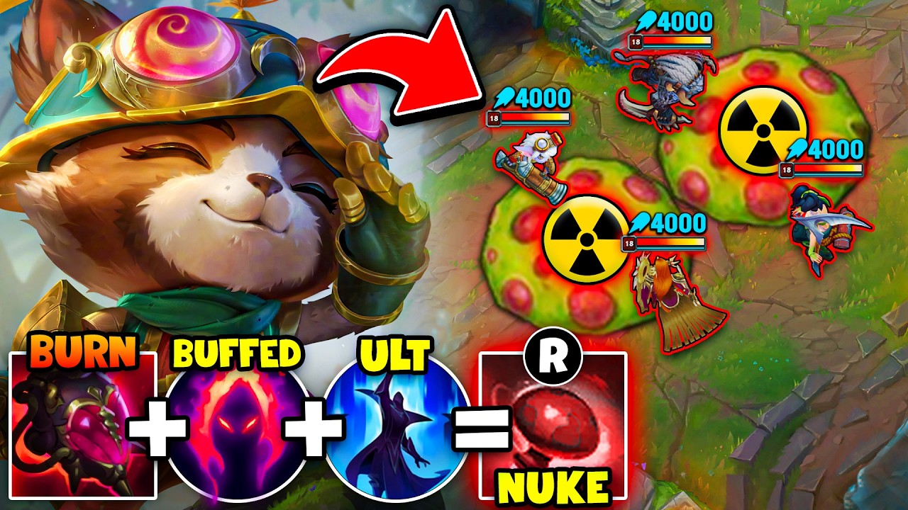 So Teemo Shrooms are NUKES after this Dark Harvest buff...