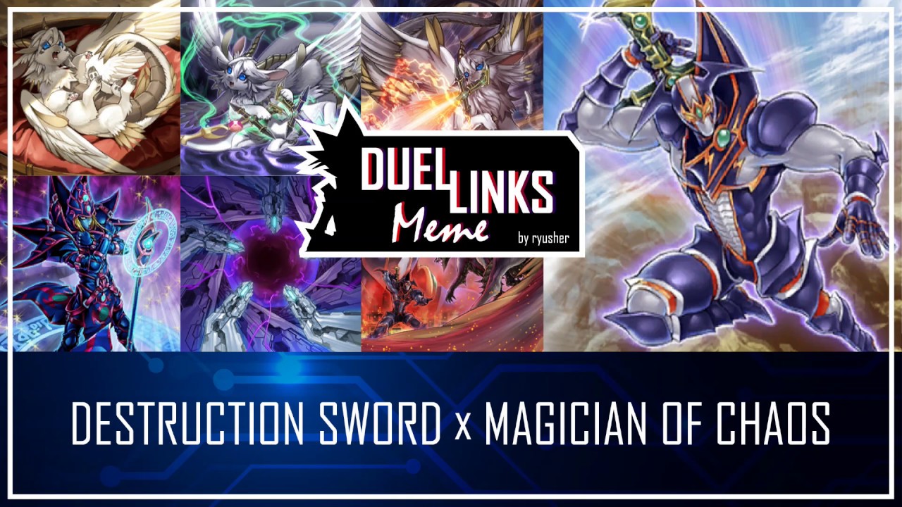 DESTRUCTION SWORD x MAGICIAN OF CHAOS - Buster Blader & Dark Magician? [Yu-Gi-Oh! Duel Links]