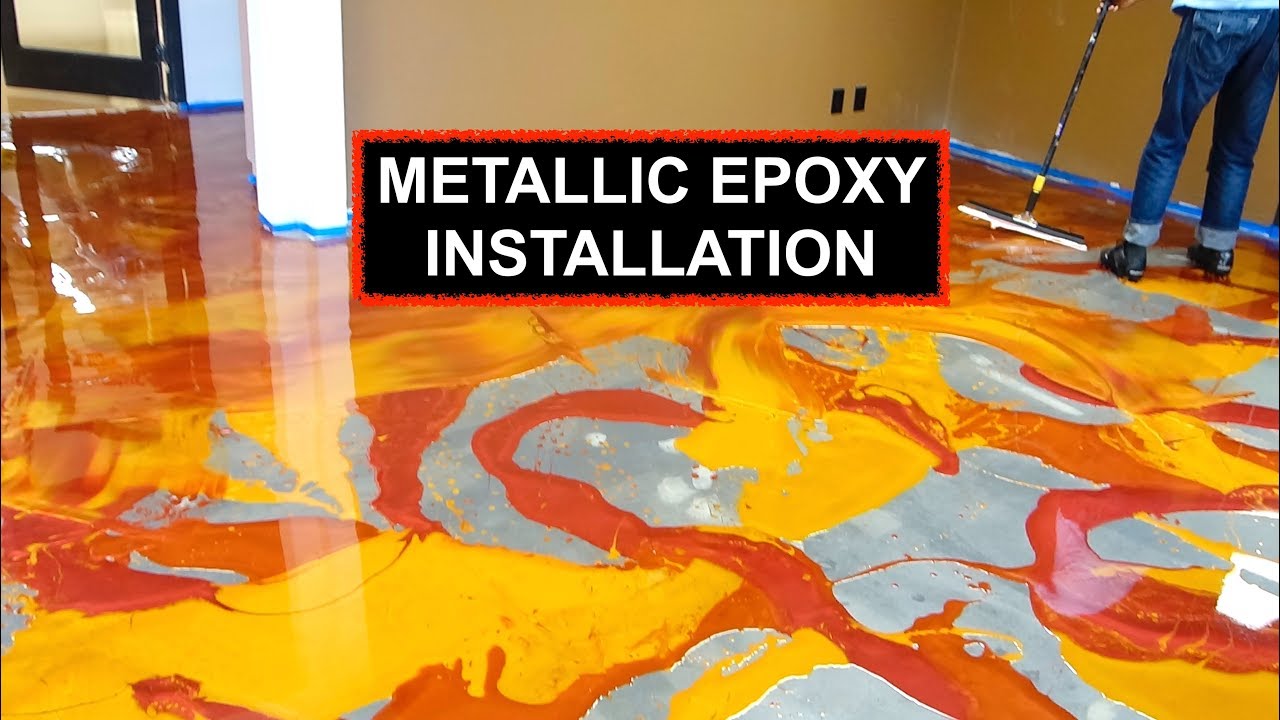 Metallic Epoxy Application