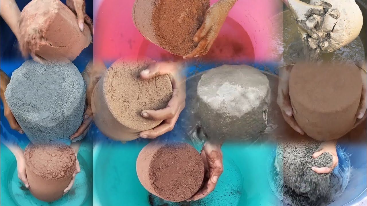 Giant Buckets Water Crumbling~@KiranKhan-k1c Your Request done ✅~Satysfying Sand Buckets~ASMR edit