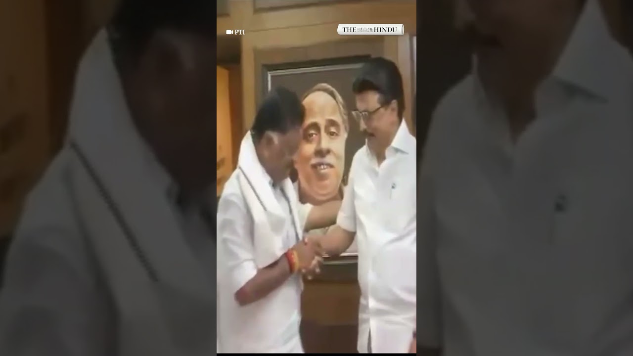 Former AIADMK leader O. Panneerselvam formally joins DMK in the presence of TN CM Stalin