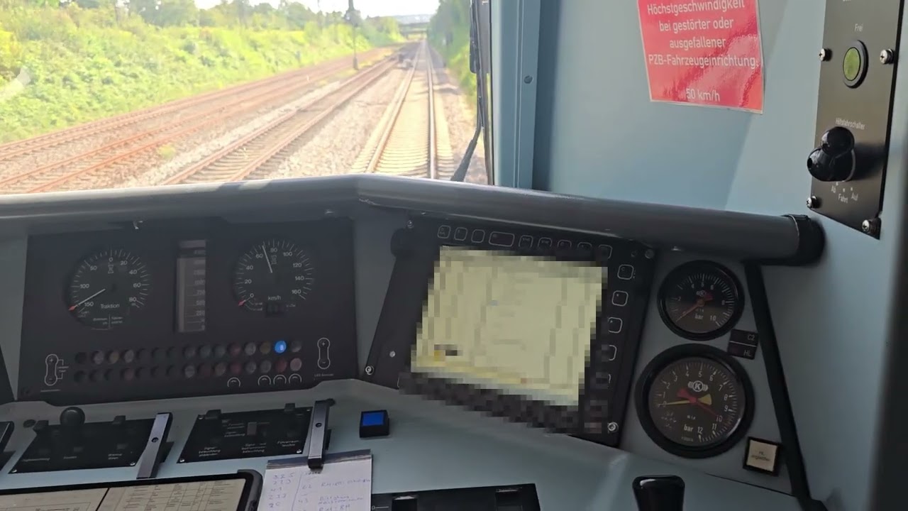 BR 145 - Schnellbremsung/Emergency Brake 120 km/h
