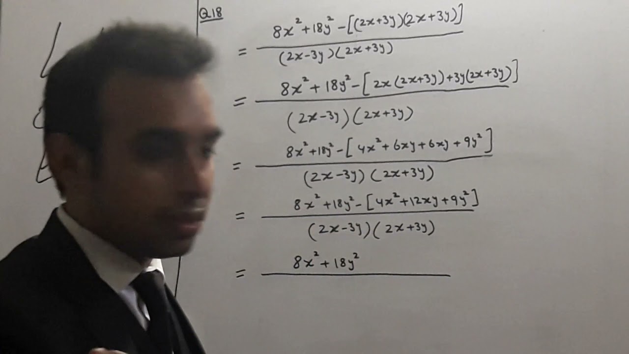 General math 10 class chapter 1  Exercise 1.1 question 18 ||  Lecture 18 ||  waqar yousaf advocate