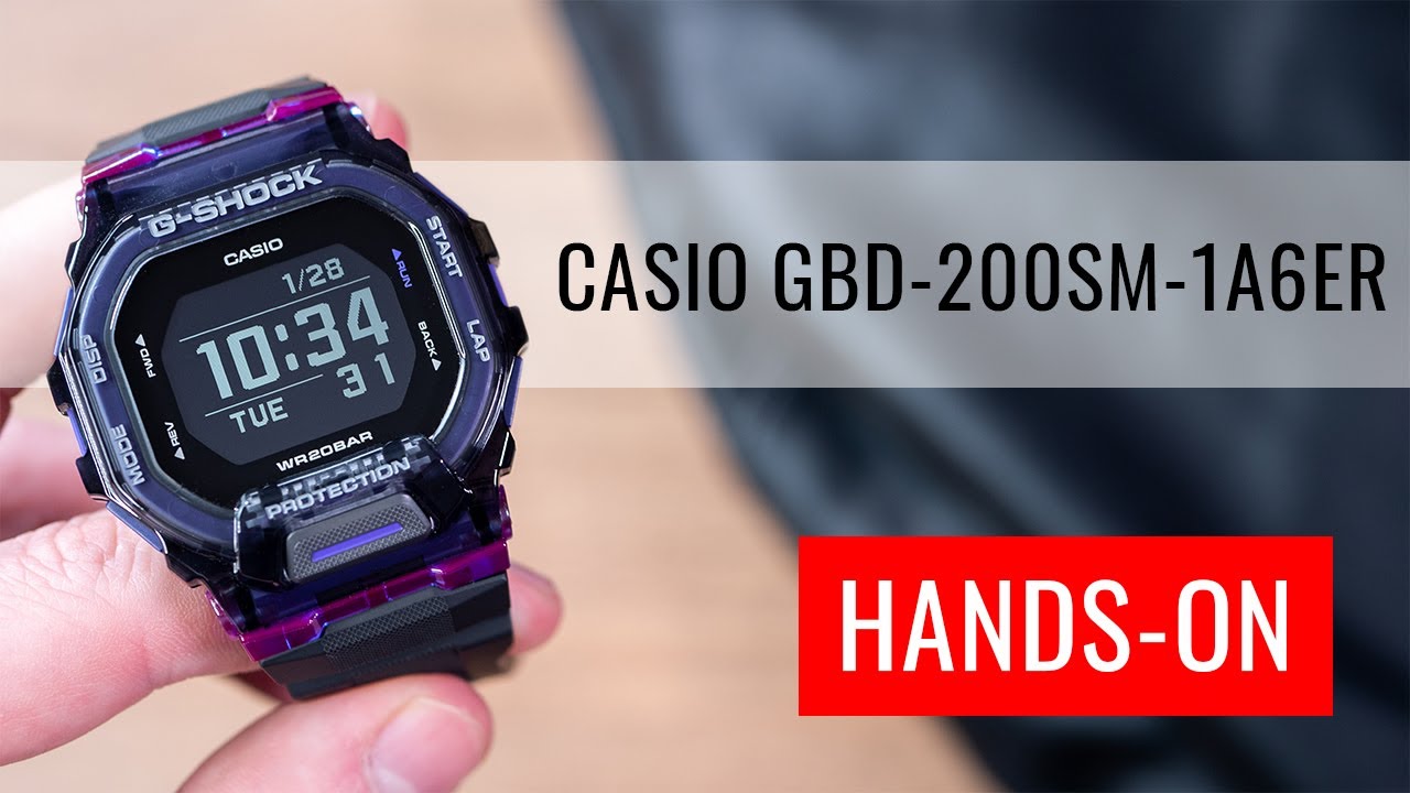 HANDS-ON: Casio G-Shock G-Squad GBD-200SM-1A6ER Skeleton Bezel Series