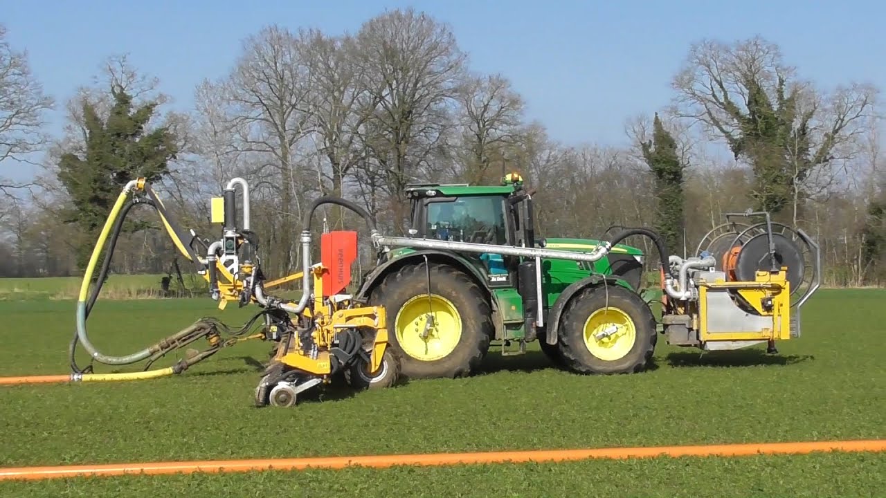 De Covik drag hose manure injection