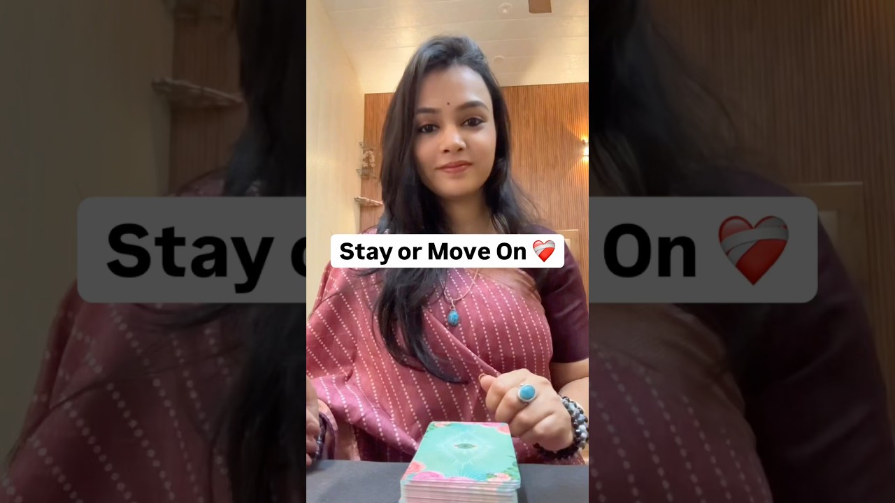 💖 Stay or Move On | Pick a card - Tarot Card Reading in hindi