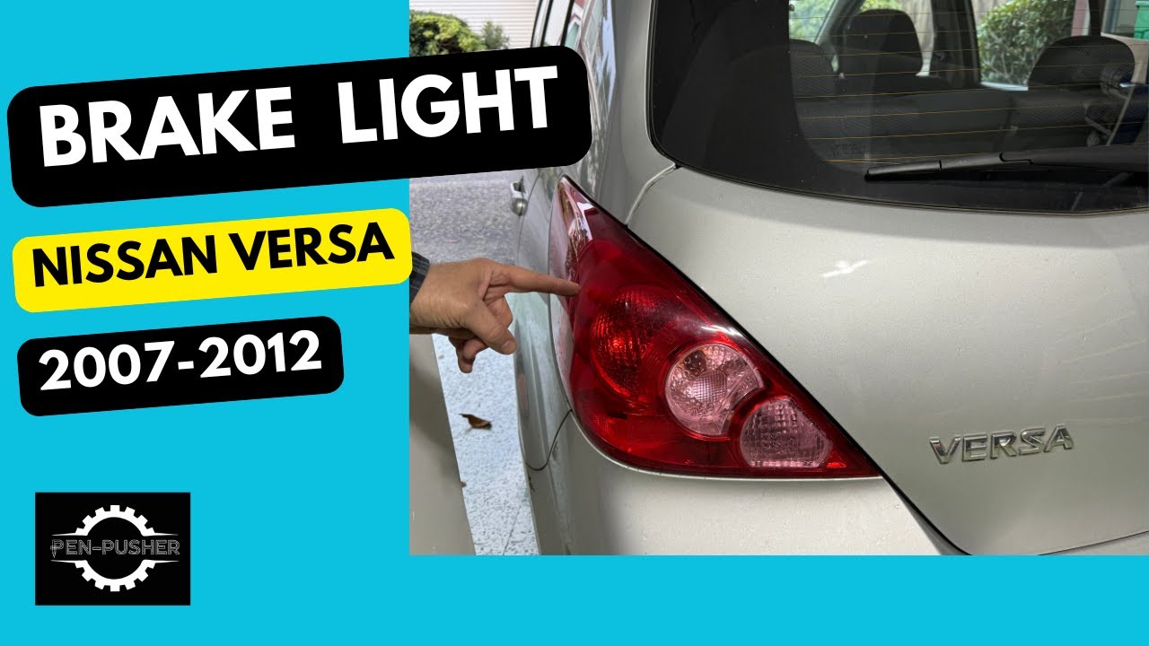 Замена лампы стоп-сигнала Nissan Versa 2007-2012
