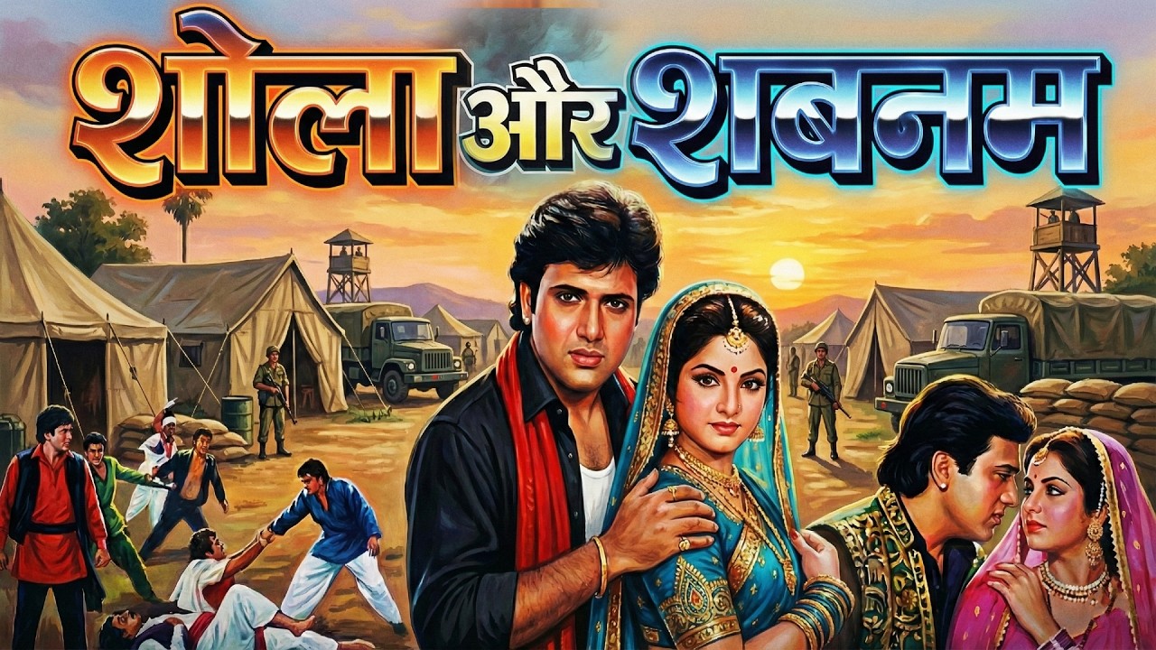 Shola Aur Shabnam (1992) Govinda, Divya Bharati, Gulshan Grover | Action Thriller
