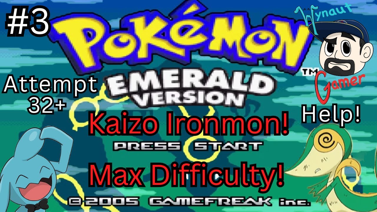 Pokemon Emerald Kaizo Ironmon! Max Difficulty! Day #3