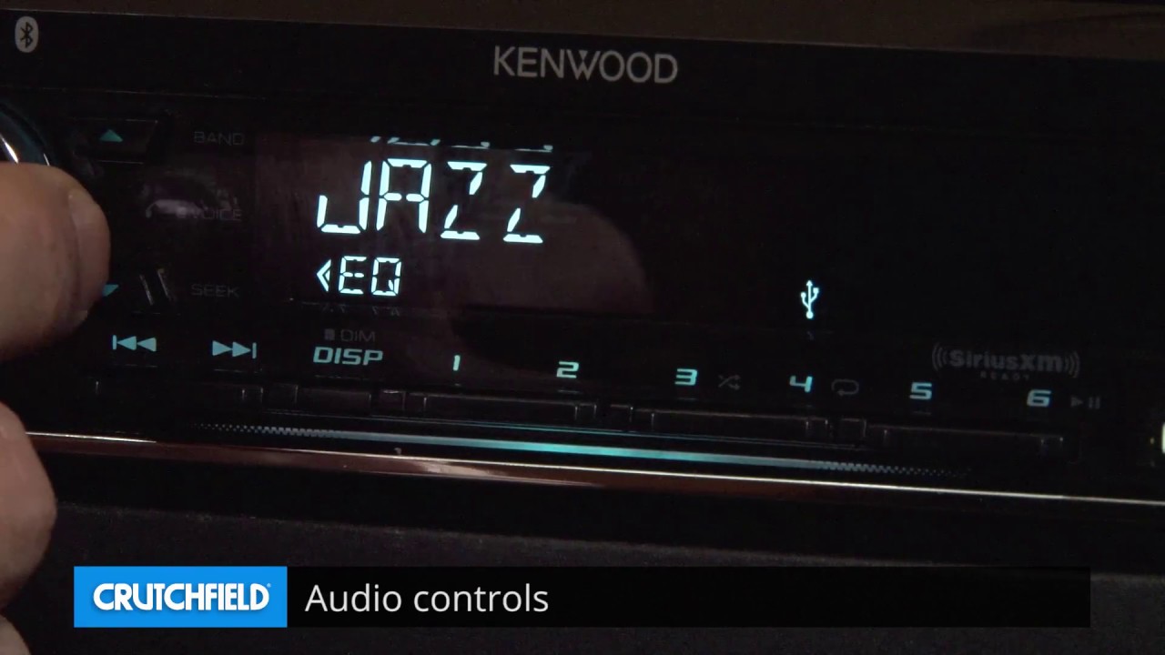 Kenwood KDC-BT572U Display and Controls Demo | Crutchfield Video